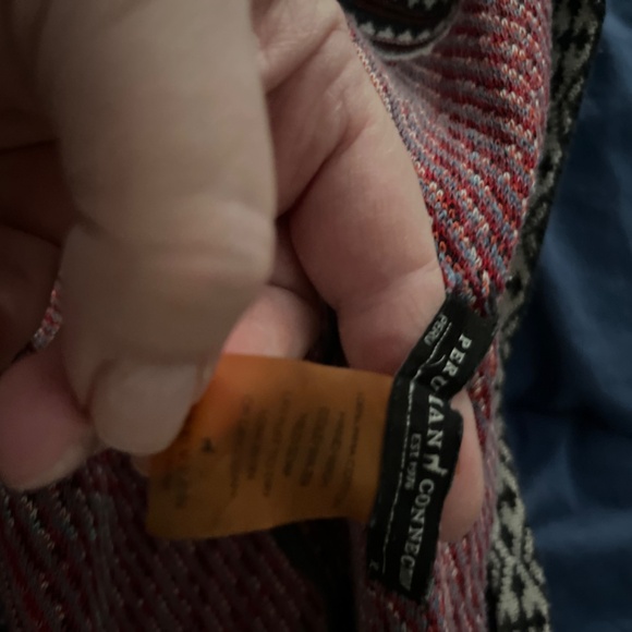 Peruvian Connection 100% cotton open hi low cardigan - Picture 14 of 16